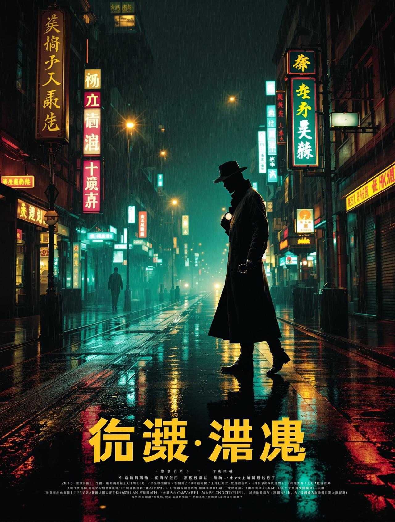 私密影院重磅悬疑剧《暗夜追凶》主海报